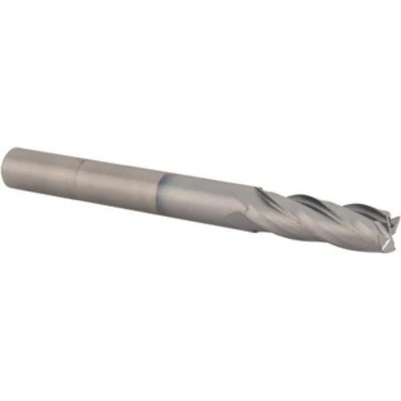 YG-1 1/4 Diam, 3/4 Length of Cut, 1/4 Shank Diam, 2-1/2 OAL, 4 Flute Solid Carbide Square End Mill Single End, TiCN F...